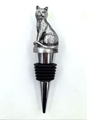 Cat Wine Stopper – Silver