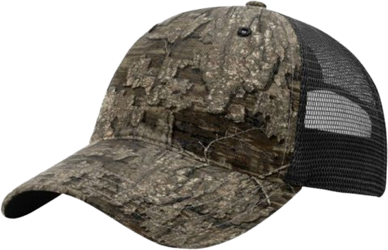 111P twill/mesh camo cap
