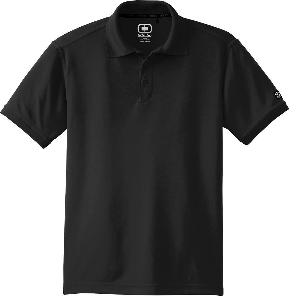 Ogio OG101 polo shirt, Color: Black, Size: M
