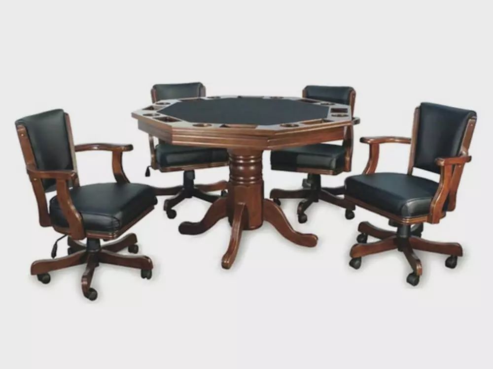 2 in 1 Poker Table &amp; Chairs