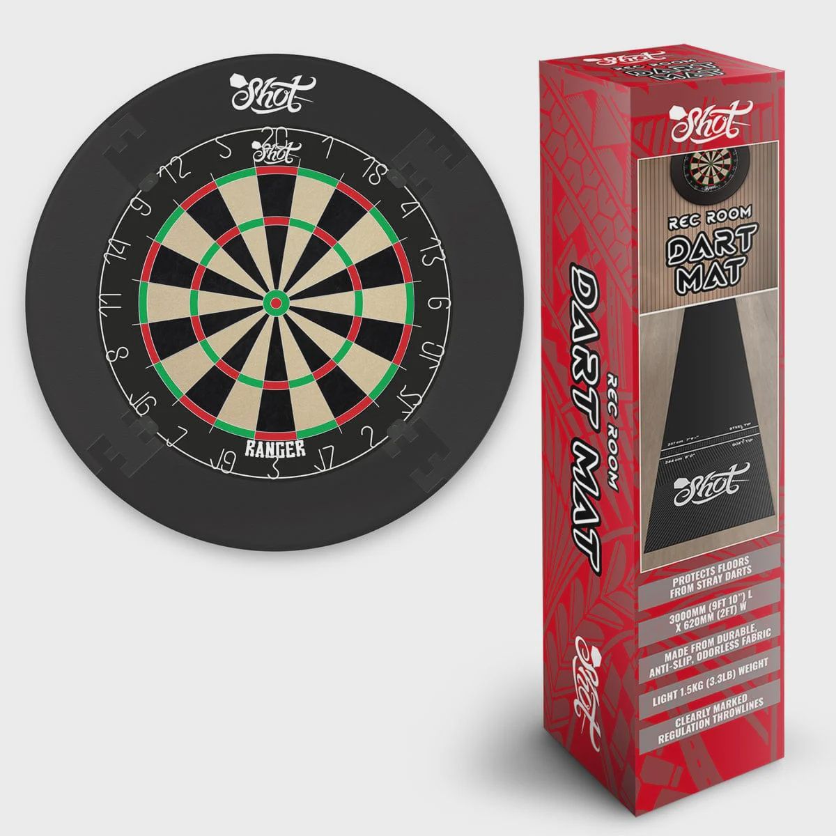 Shot Rubber Dart Mat
