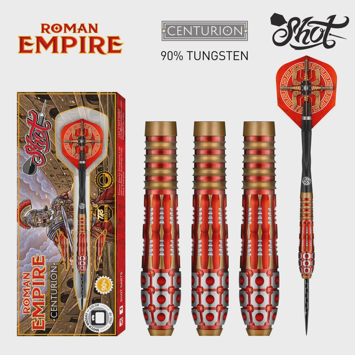 Roman Empire Centurion darts - 2, Size: 23g