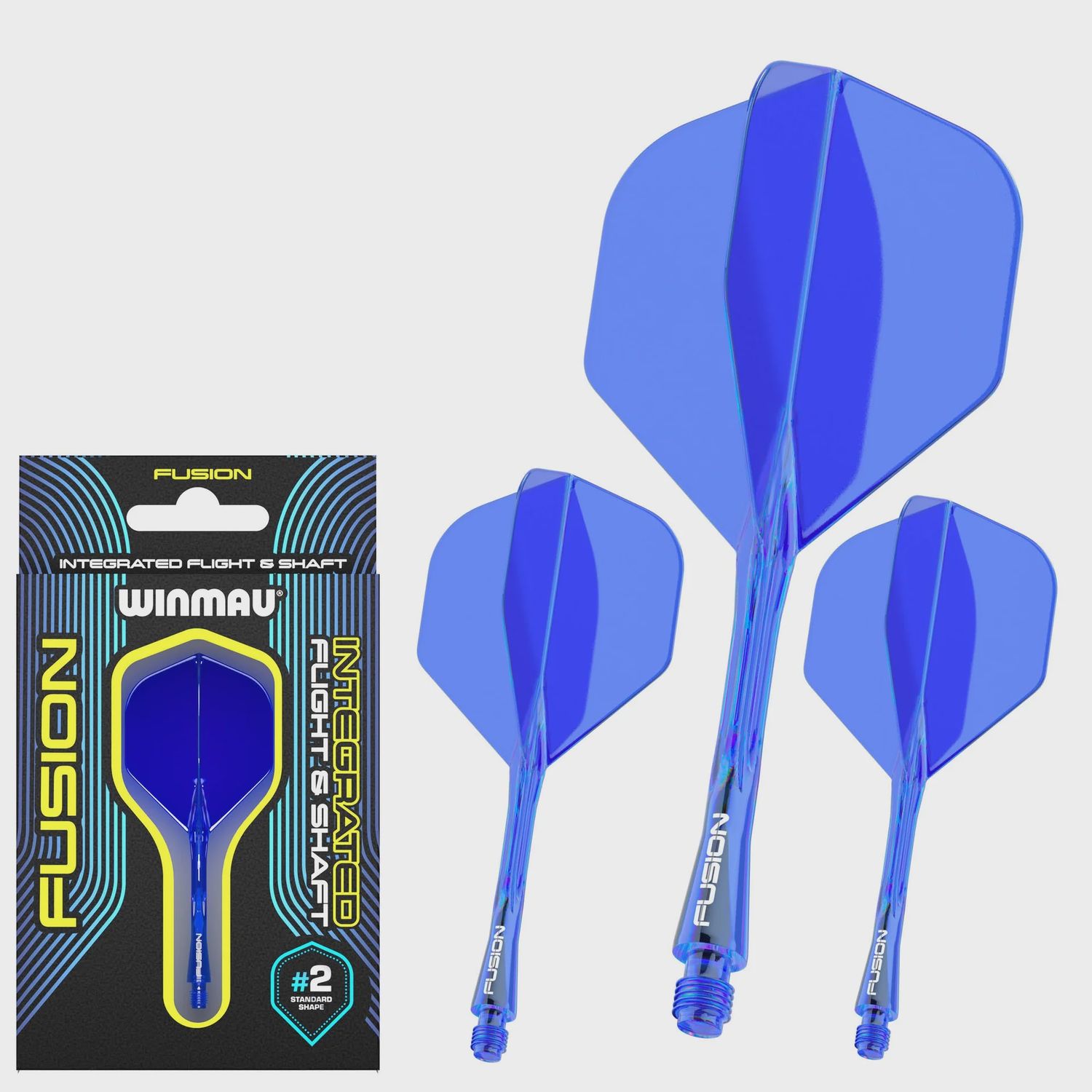 Fusion Flight &amp; Shaft, Color: Blue, Size: Medium