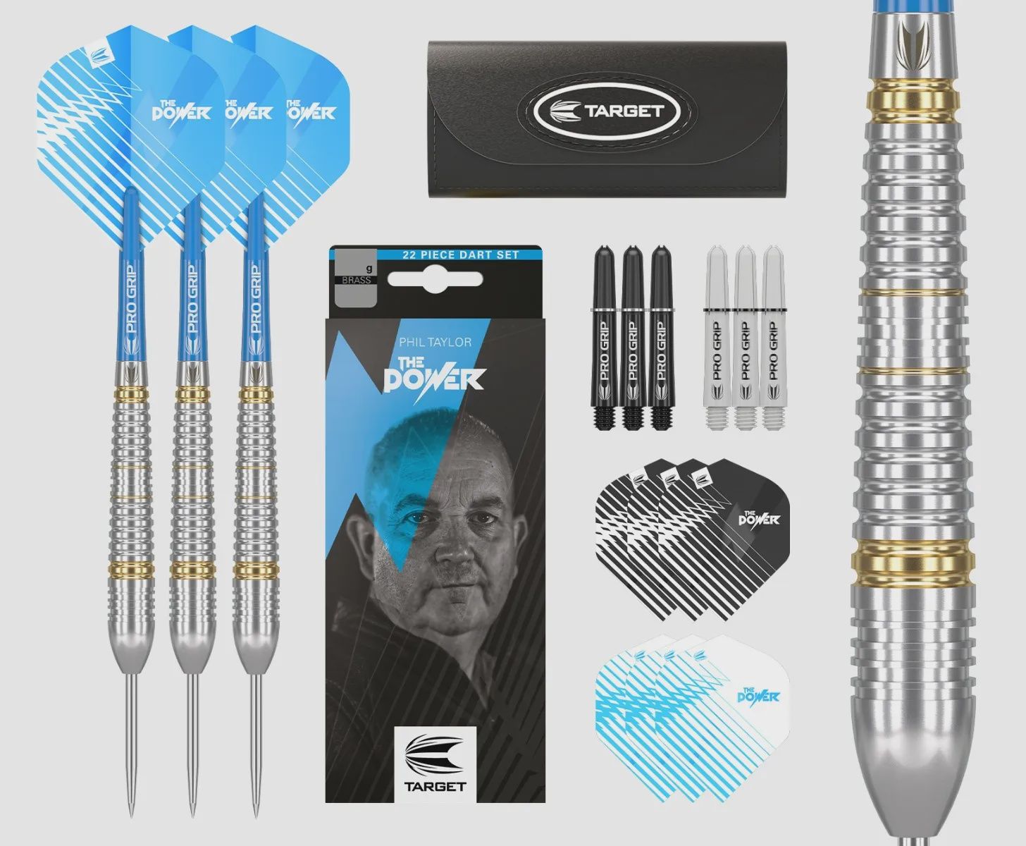 Phil Taylor brass dart set