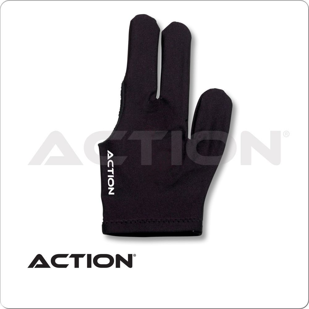 Action Glove - left hand bridge, Color: Black