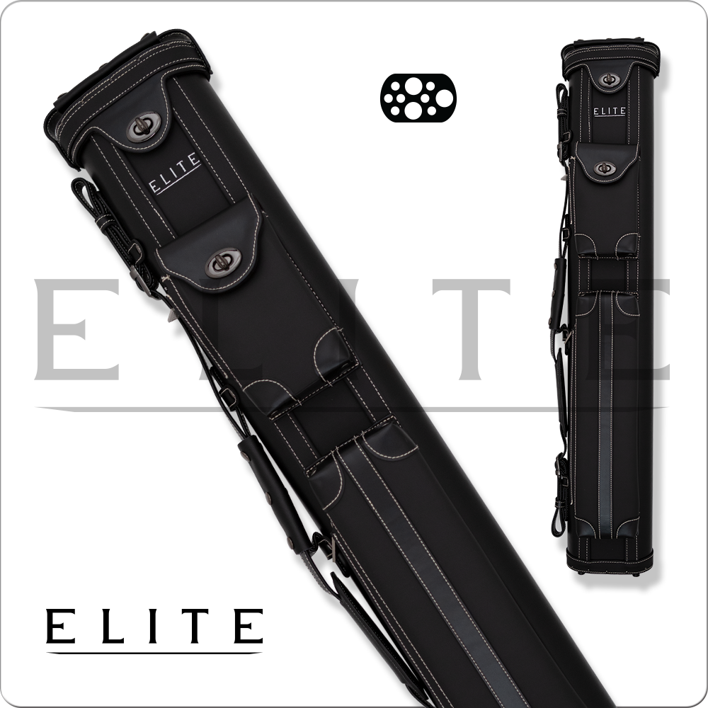 3x7 Elite Vintage cue case, Color: BLACK, Size: 3X7