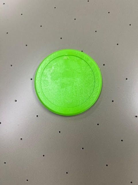 Fluorescent Puck, Color: Flour Grn, Size: 2.5"