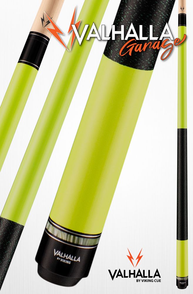 VG026 Valhalla cue, Color: Lime Green, Size: 13mm
