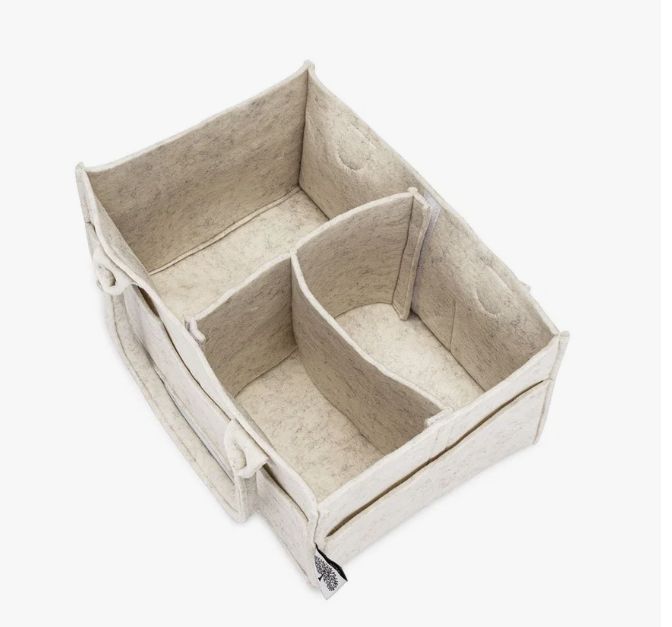 Diaper Caddy in White