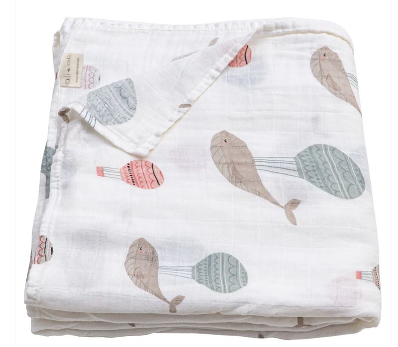 Bamboo Muslin Swaddle Blanket