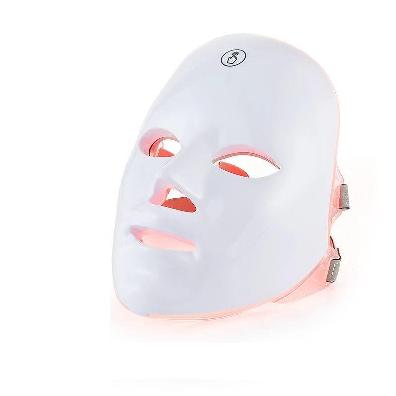 Lume Wireless 7-Color LED Face &amp; Neck Mask – Photon Light Therapy Skin Rejuvenation Device for Lifting, Tightening &amp; Anti-Aging Care