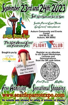 Seattle Parrot Expo Super Bird Registration