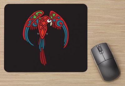 Mousepad-Greenwing Celtic, Red Tail Art Mousepad-Greenwing Celtic, Red Tail Art