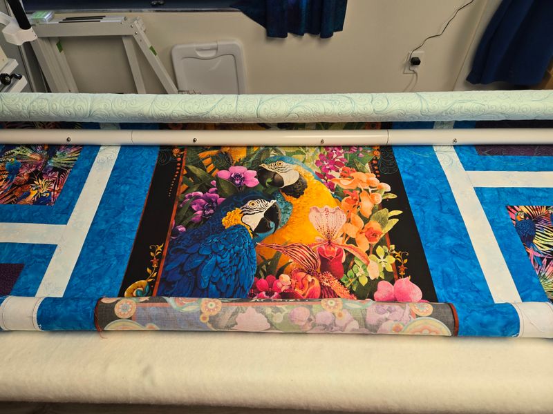 Auction Item--Parrot Quilt