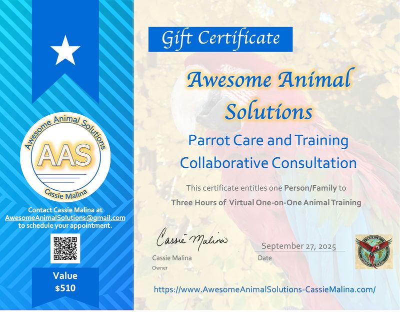 Auction Item--amazing animal solutions