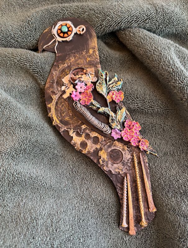 Auction Item--Lyrae Steampunk Parrot 2
