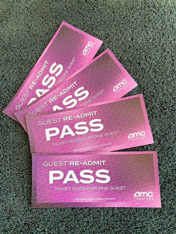 Auction Item--Movie Passes 2