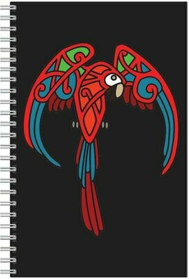 Celtic Macaw Spiral Notebook