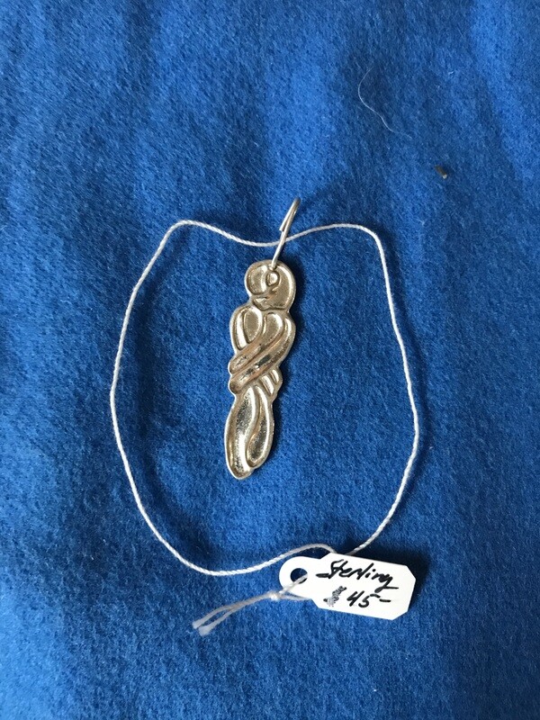 Sterling Silver Parrot Celtic Knot