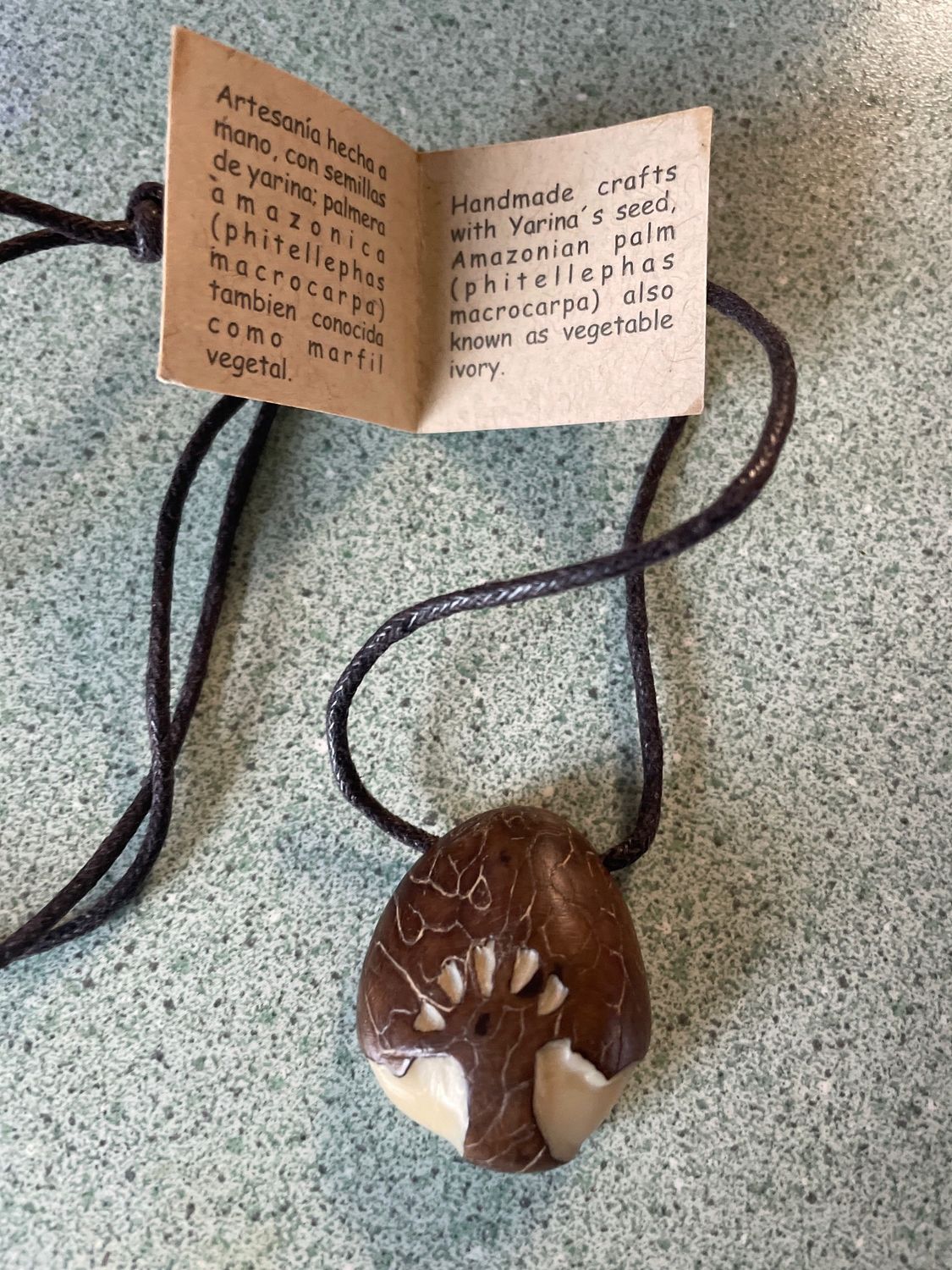 Nut Necklaces, Tree Nut Necklace: Parrot Nut Necklace