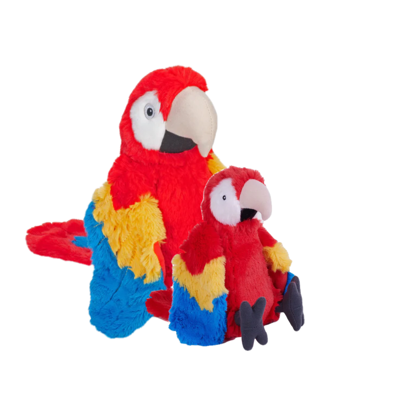 WR Mom and Baby Scarlet Macaw