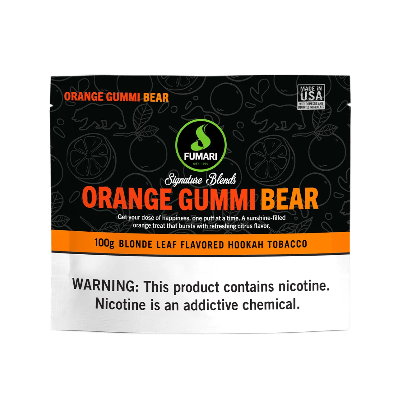 Orange Gummi Bear 100G