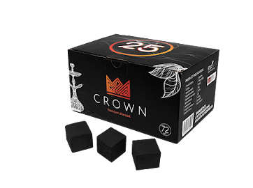 Crown Hookah Charcoal 25mm