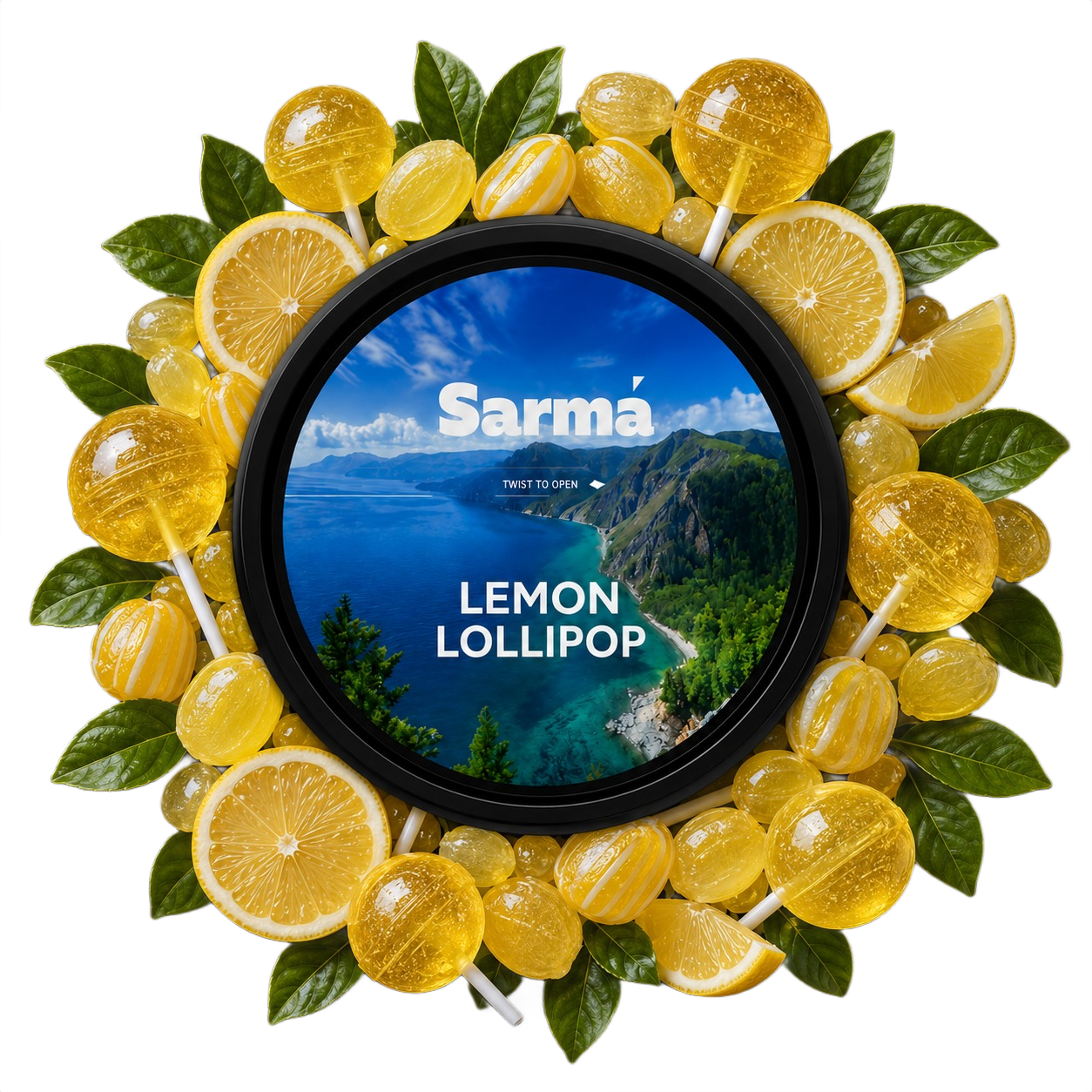Sarma Classic Lemon Lollipop 100G