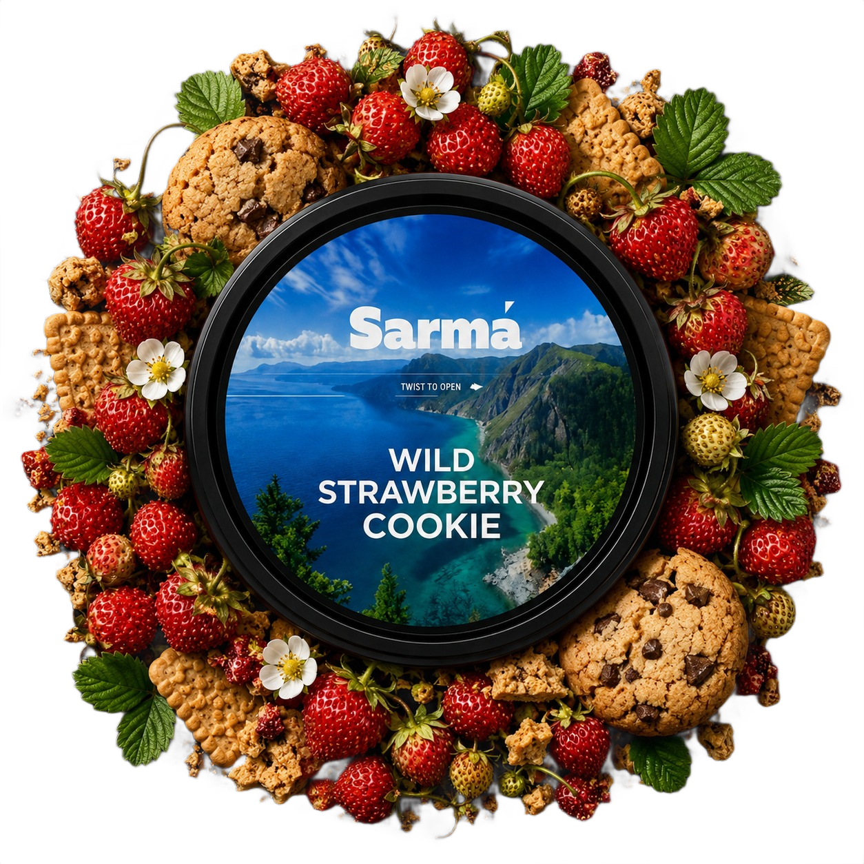 Sarma Classic Wild Strawberry Cookie 100G