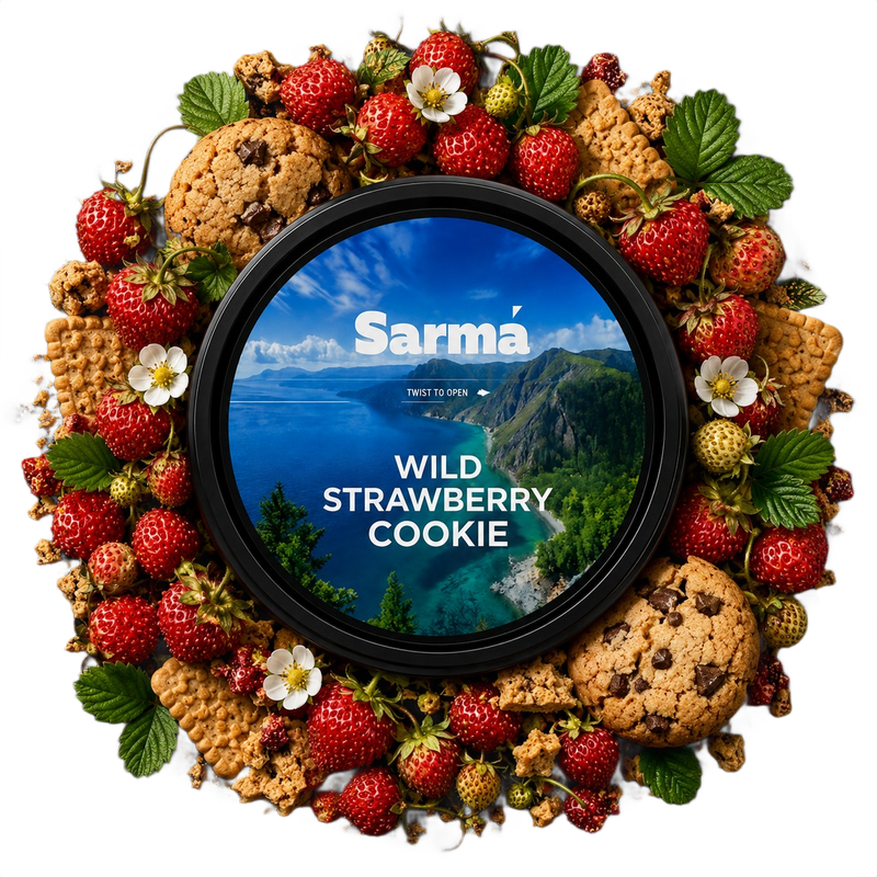 Sarma Classic Wild Strawberry Cookie 100G