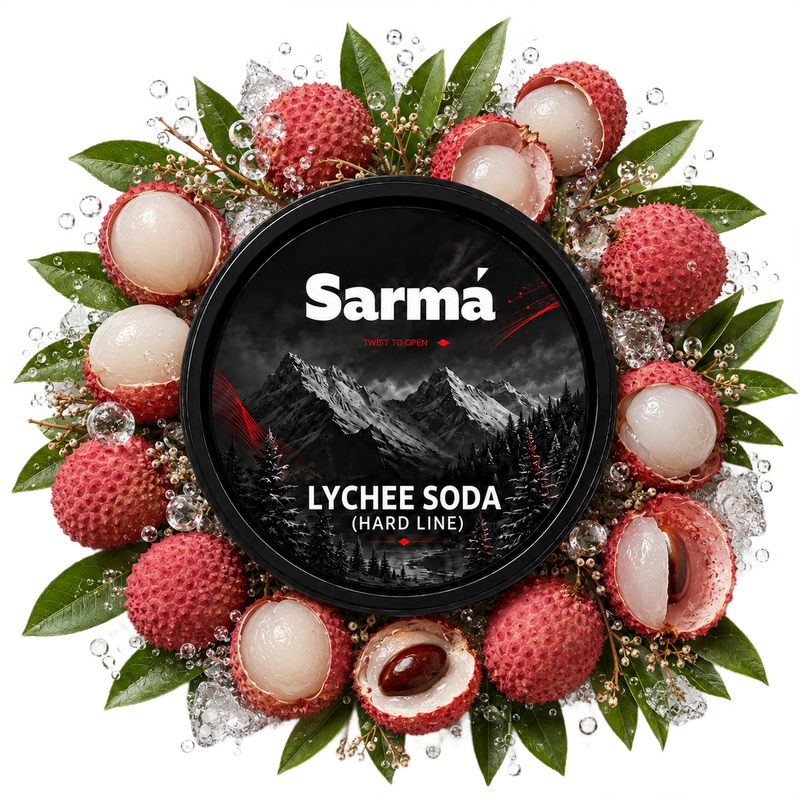 Sarma Hard Line Lychee Soda 100G