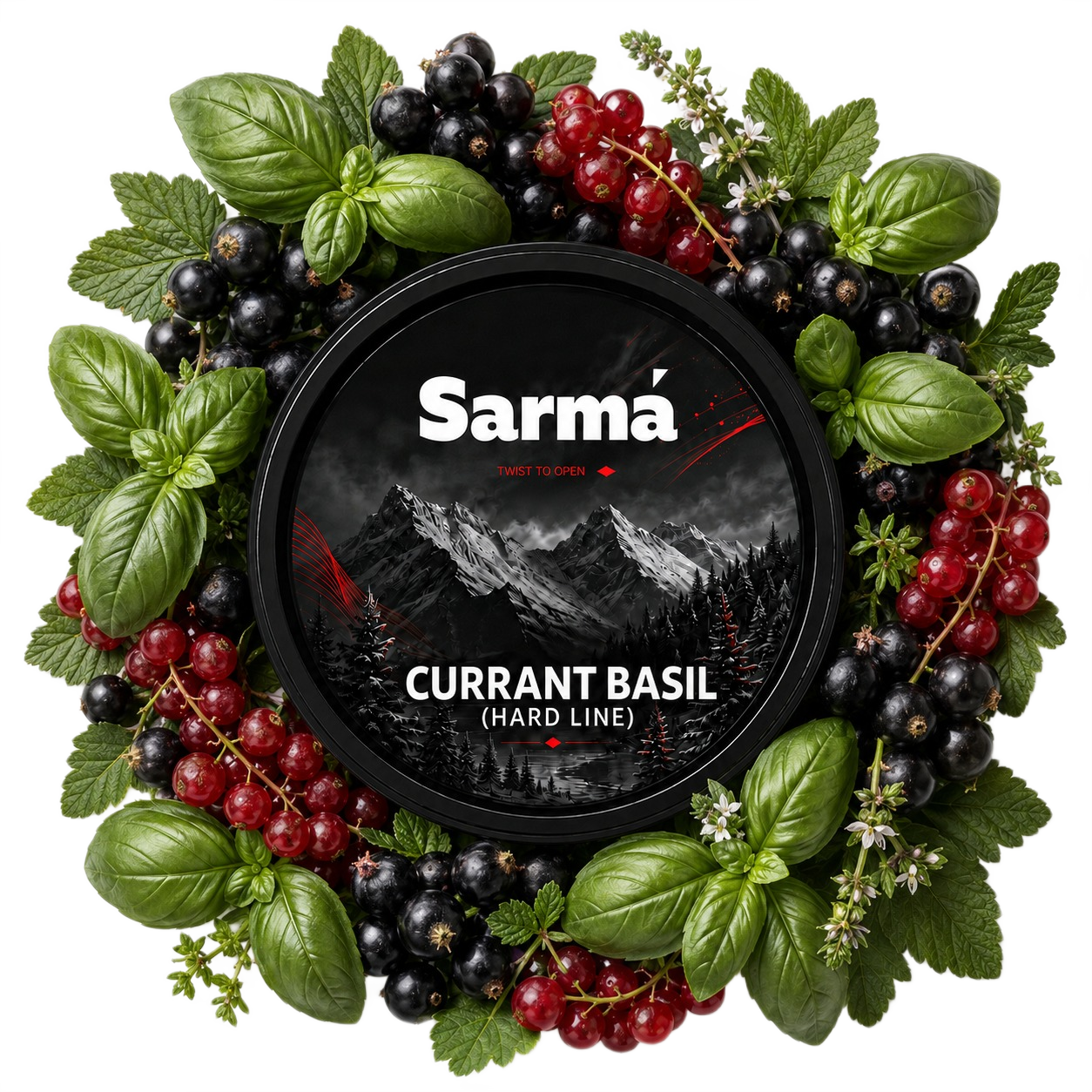 Sarma Hard Line Currant Basil 100G