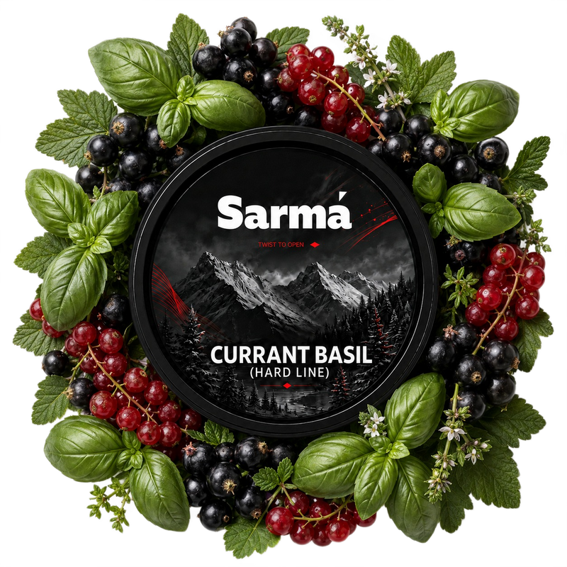 Sarma Hard Line Currant Basil 100G