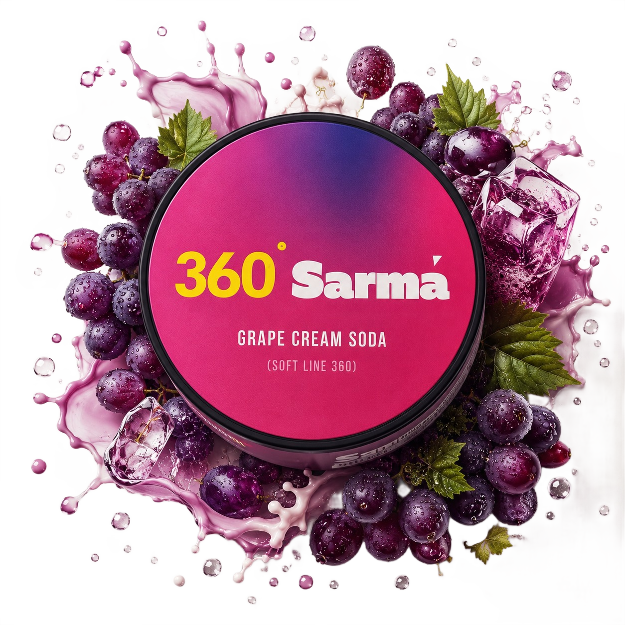 Sarma Soft Line Grape Cream Soda 100G