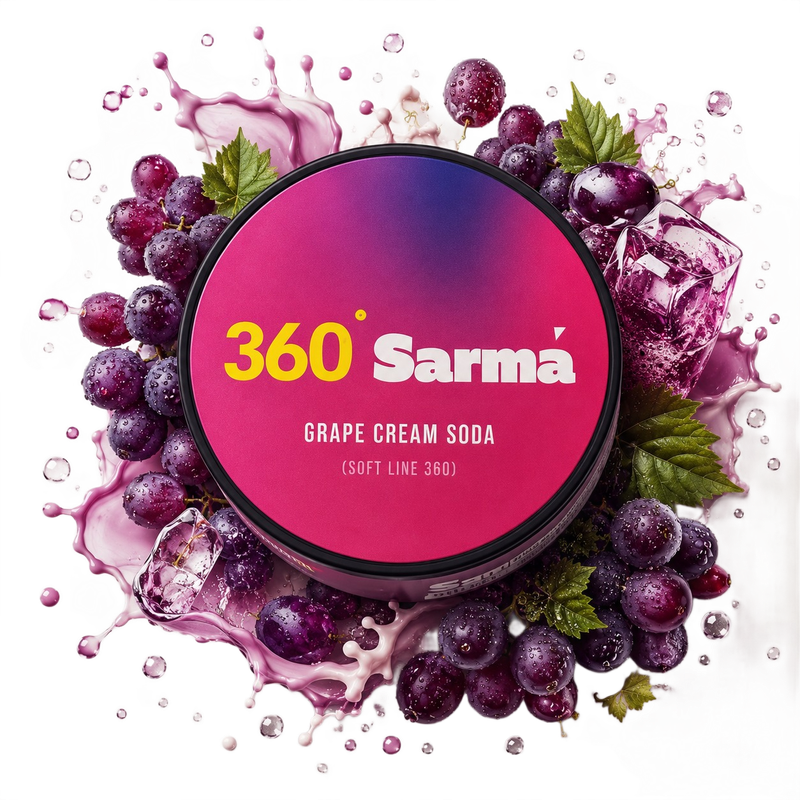 Sarma Soft Line Grape Cream Soda 100G