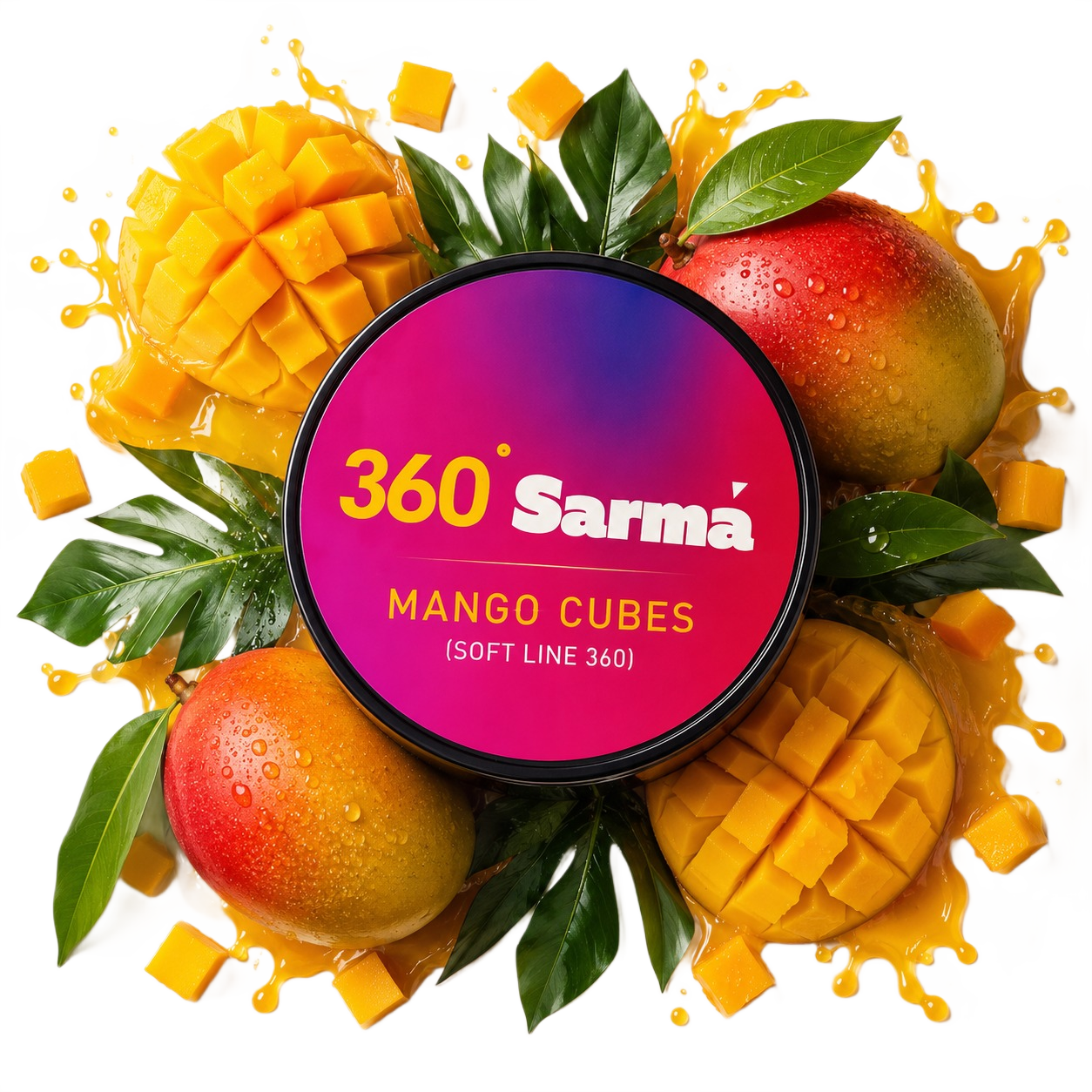 Sarma Soft Line Mango Cubes 100G