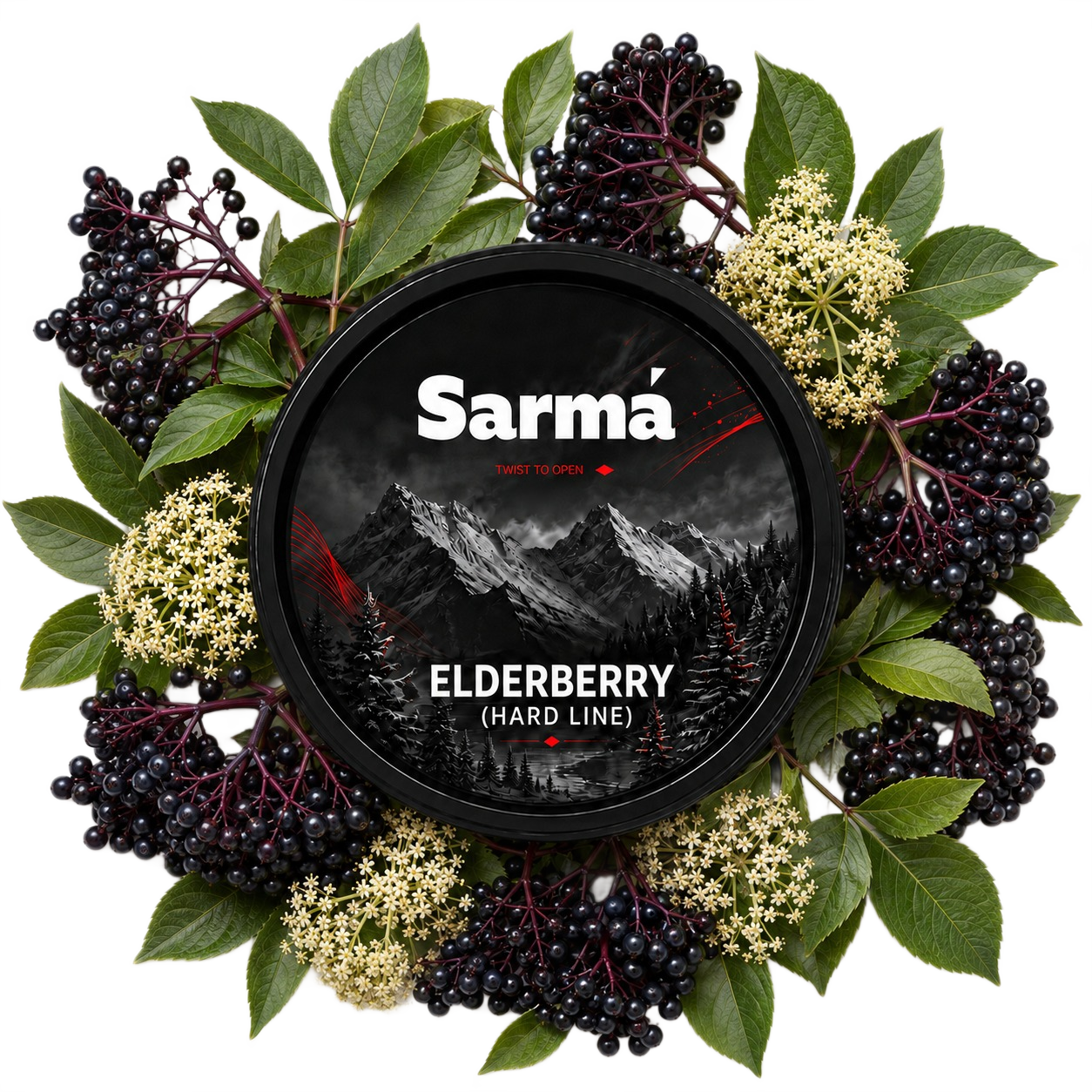Sarma Hard Line Elderberry 100G