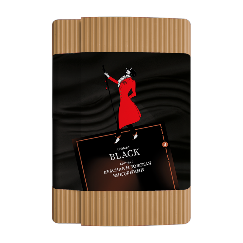 SATYR Old School Collection – BLACK (Red and Gold Virginia) 100G
