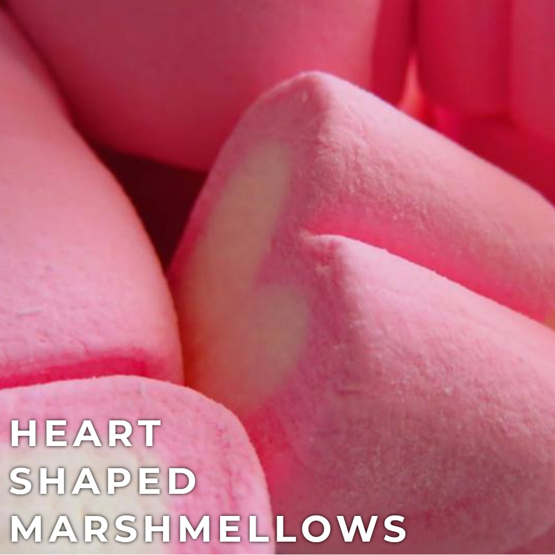 Heart shaped Marshmallows