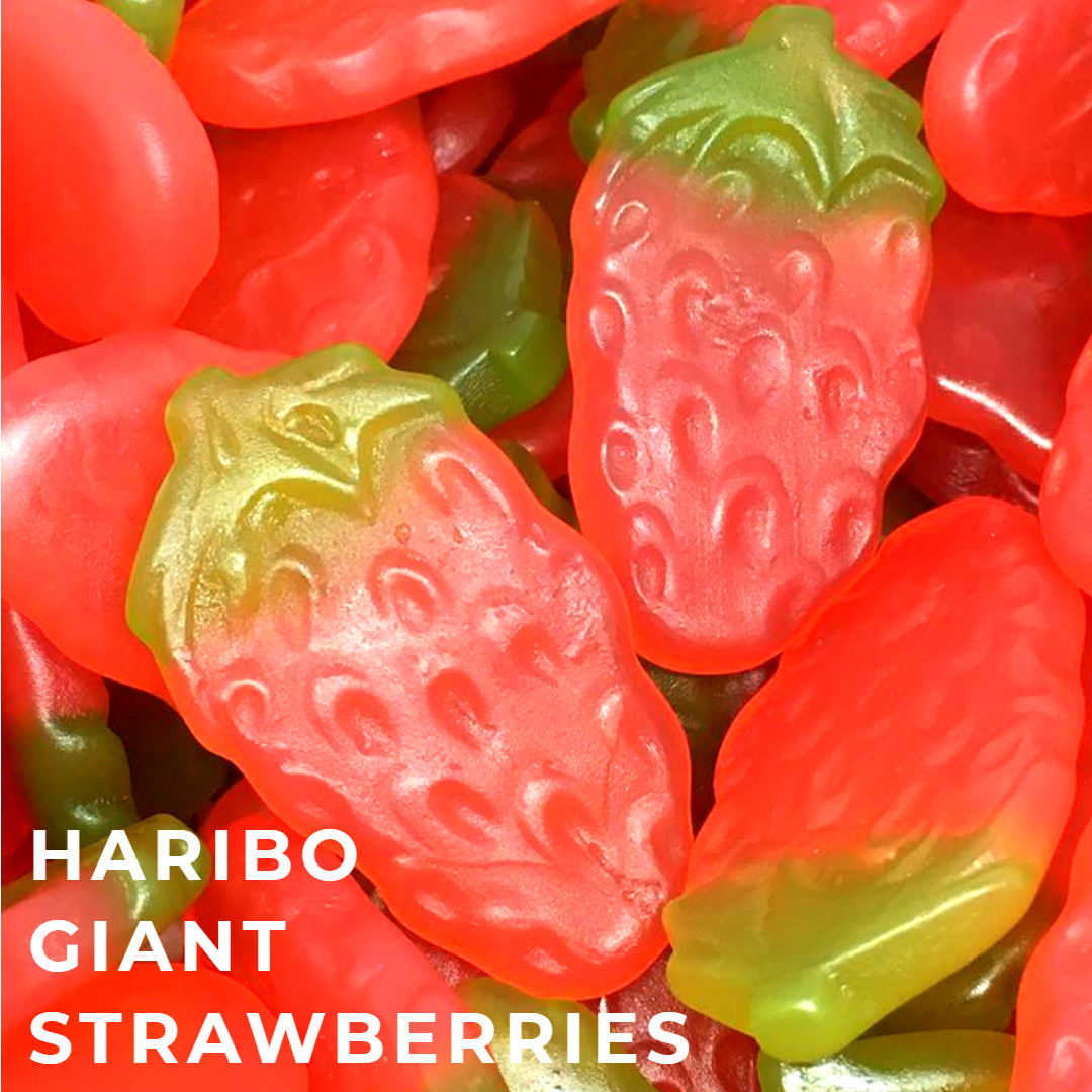 Giant Strawberries - Haribo