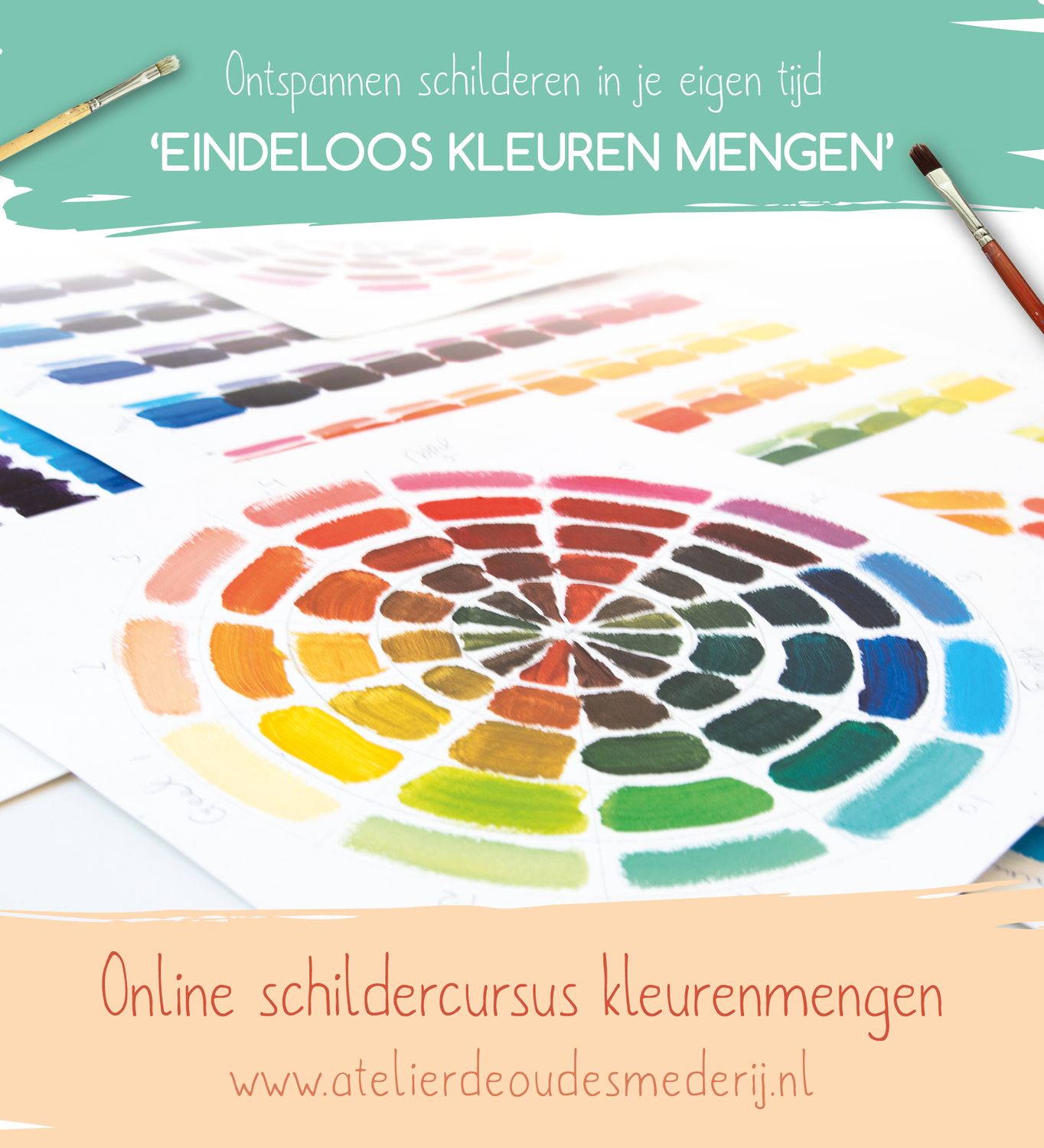 Online lessen &#39;Eindeloos kleuren mengen&#39;