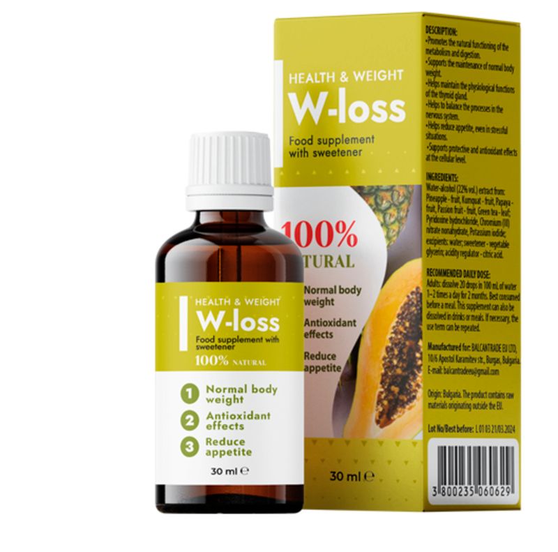 W-Loss: 100% Natural Drops