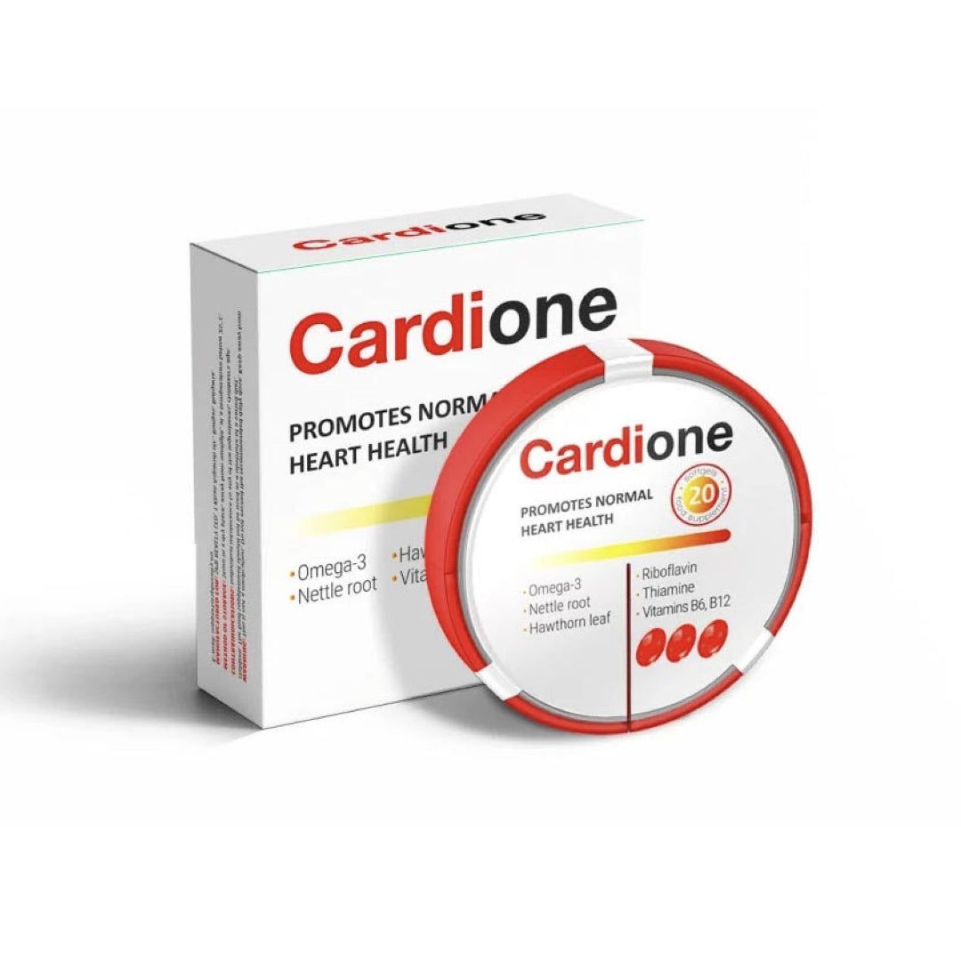 Cardione Food Supplement with Vitamins &amp; Omega-3 Capsules