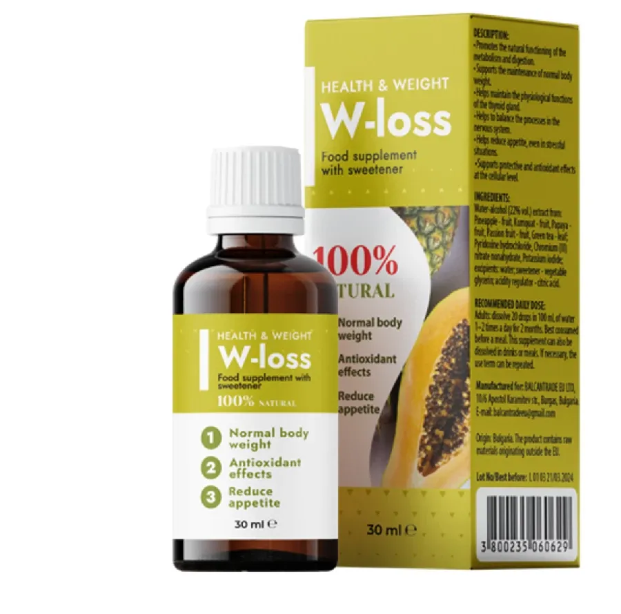W-Loss: 100% Natural Drops