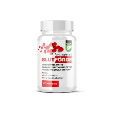 BLUTFÖRDE Pflanzliche Kapseln mit Coenzym Q10 & Vitaminen BLUTFÖRDE Pflanzliche Kapseln mit Coenzym Q10 & Vitaminen