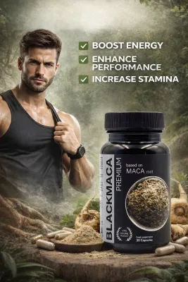 BLACKMACA PREMIUM - Nahrungsergänzungsmittel für Männer