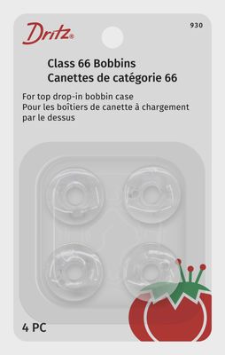 Bobbin Plastic Class 66 4 Count
