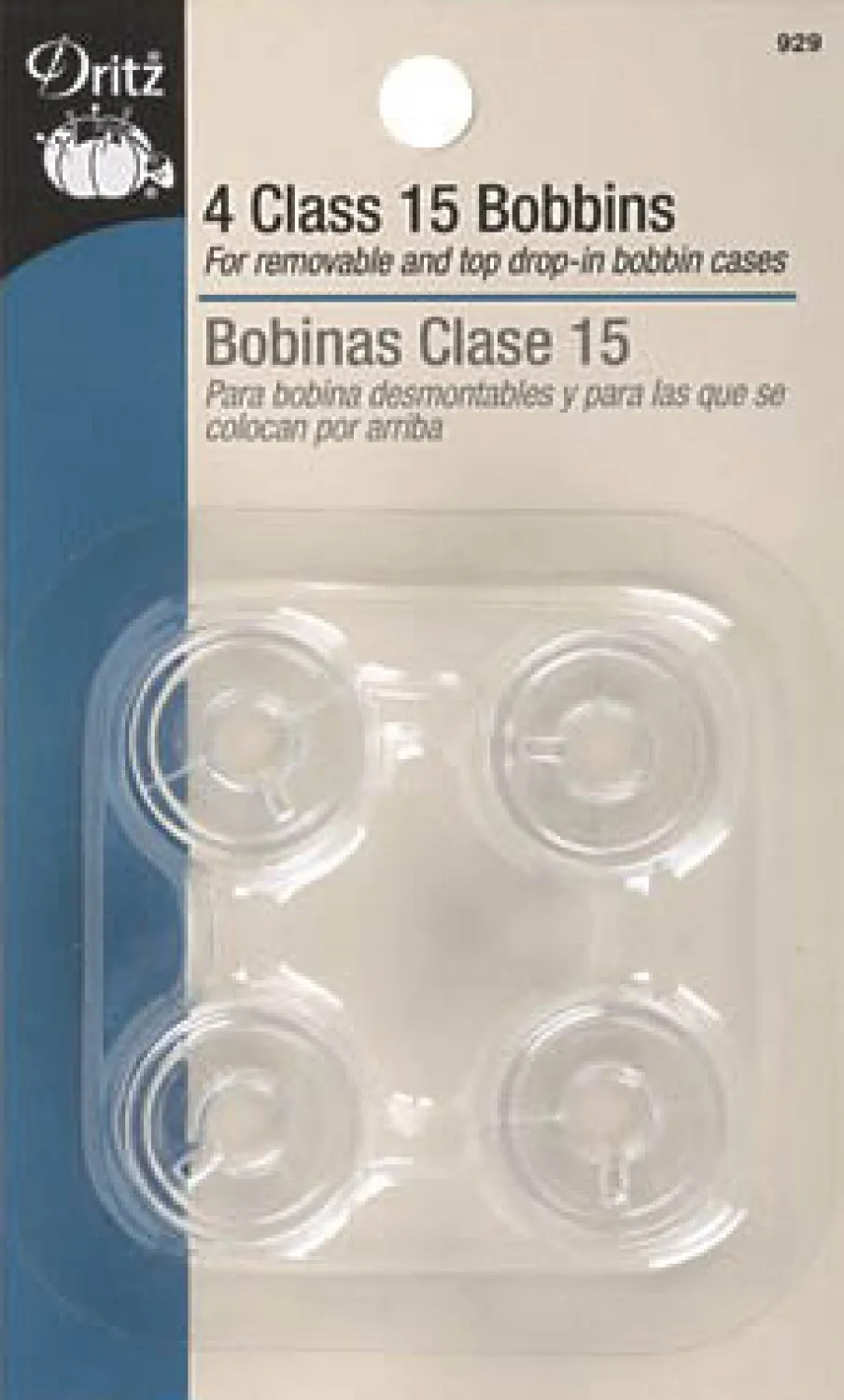 Bobbin Plastic Class 15 4ct