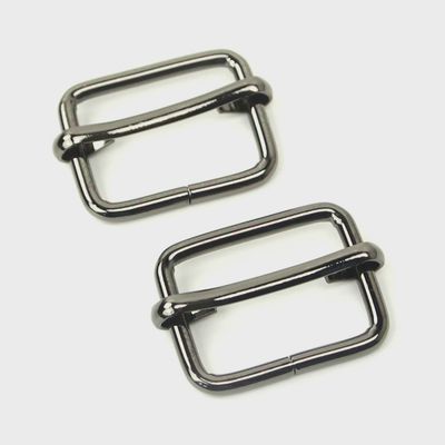 Two Slider Buckles 1In Gunmetal