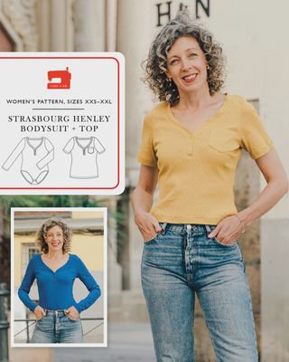 Strasbourg Henley Bodysuit Pattern